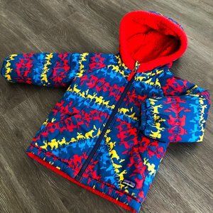 VGUC • Patagonia Tribbles Reversible Fleece Jacket • 2T • gender neutral